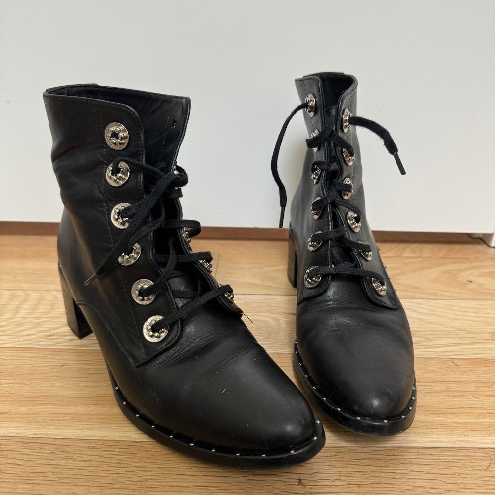 Freda Salvador Ace Boots Combat Booties 6.5